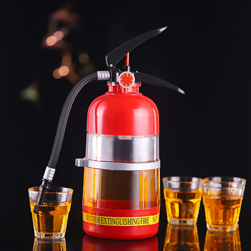 2L Creative Wine Drink Dispenser Fire Extinguisher Pourer Party Beer Water Dispenser Beer Barrels Beverage Liquor Bar Accessory Kitchen Gadgets