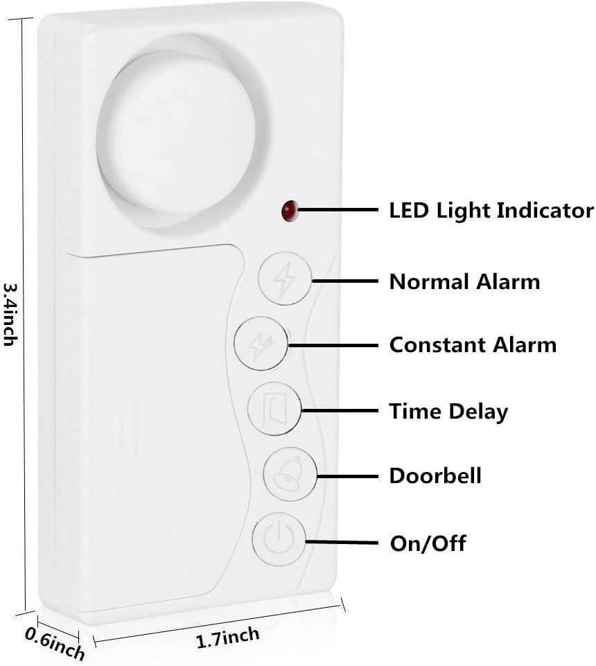 Door Closing Bell Reminder Burglar Alarm Household